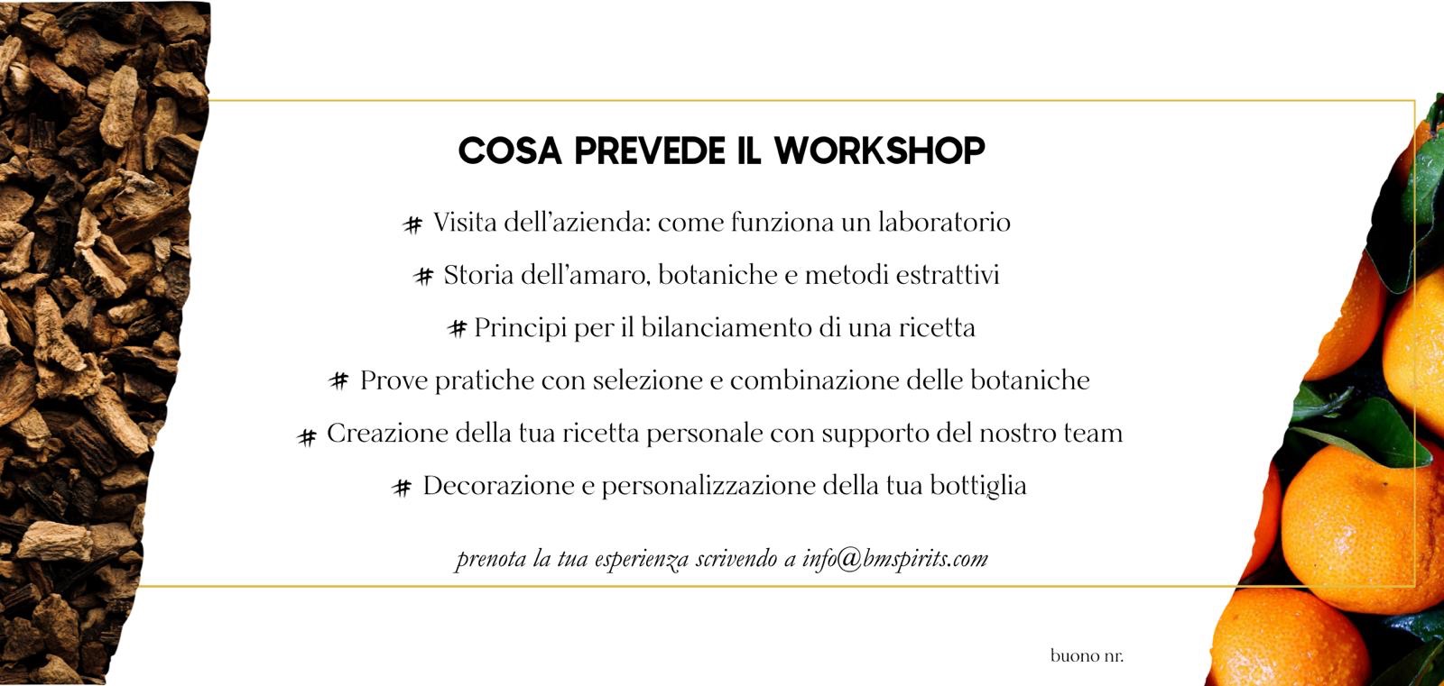 Workshop Craft your spirits - Amaro Experience - immagine 2